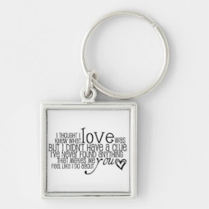 Chris Young Lyrics Keychain