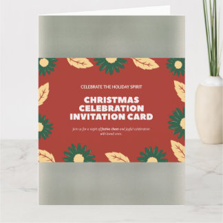 CHRISMAS CELEBRATION INVITATION CARD