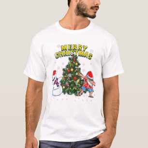Chrismas Dabbing Santa T-Shirt