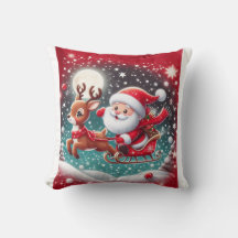 chrismas design pillows & poufs