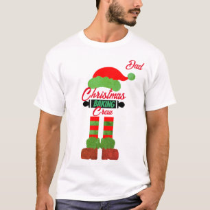 Chrismas Gift For dad, Funny Christmas Baking Crew T-Shirt