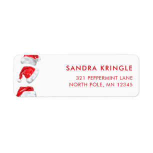 Chrismas tSanta Claus Return Address Label
