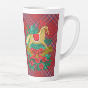 chrismast style  latte mug 