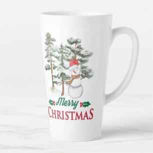 chrismast style latte mug