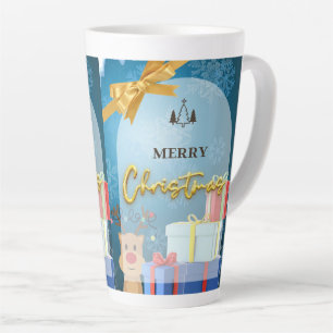 chrismast style latte mug