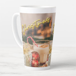 chrismast style latte mug