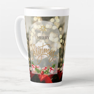 chrismast style latte mug