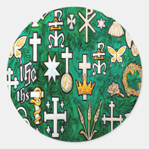 Chrismons Classic Round Sticker