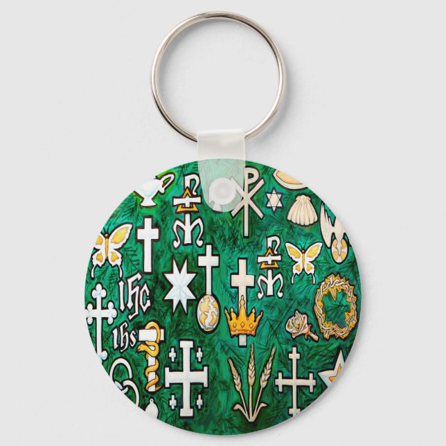 Chrismons Key Ring (Front)