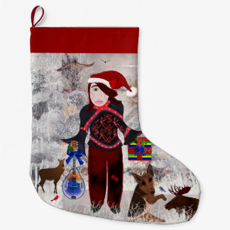 Chrismtas Presents LeeMarie's Creative Design Large Christmas Stocking