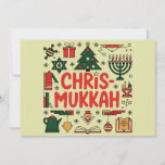 Chrismukkah Hanukkah Christmas Jewish Religious  Holiday Card<br><div class="desc">Chrismukkah Hanukkah Christmas Jewish Religious</div>