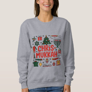 Chrismukkah Hanukkah Christmas Jewish Religious Sweatshirt