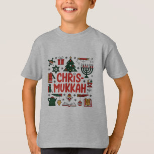 Chrismukkah Hanukkah Christmas Jewish Religious  T-Shirt