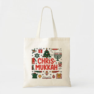 Chrismukkah Hanukkah Christmas Jewish Religious  Tote Bag