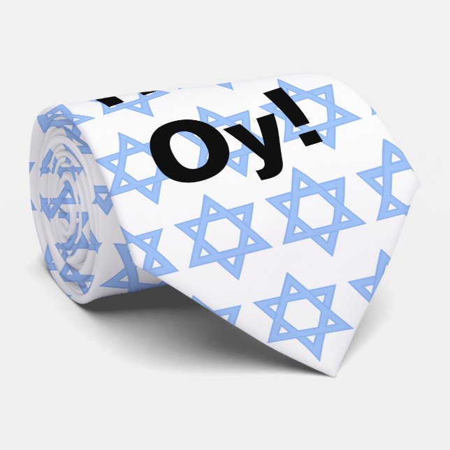 Chrismukkah Ho Ho Oy Necktie (Rolled)