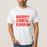 Chrismukkah T-Shirt<br><div class="desc">Hanukkah Humour Gifts Shop Hanukkah T-shirts and Holiday Apparel from LgbtShirts.com Browse 10, 000 Humour and Holiday Products including Holiday T-shirts, Holiday Tanks, Holiday Hoodies, Holiday Stickers, Holiday Buttons, Holiday Mugs, Holiday Posters, Holiday Hats, Holiday Cards and Holiday Magnets. SHOP NOW AT: http://www.LGBTshirts.com FOLLOW US ONLINE: FACEBOOK: http://www.facebook.com/glbtshirts TWITTER: http://www.twitter.com/glbtshirts...</div>