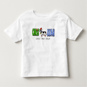 Chrismukkah Toddler's T-shirt with Cow