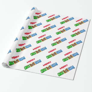 Chrismukkah with Manger as M Gift Wrap