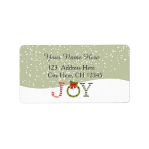 Chrisrmas Joy Label