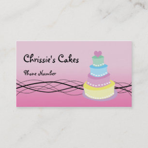 Chrissie's Cakes Business Card