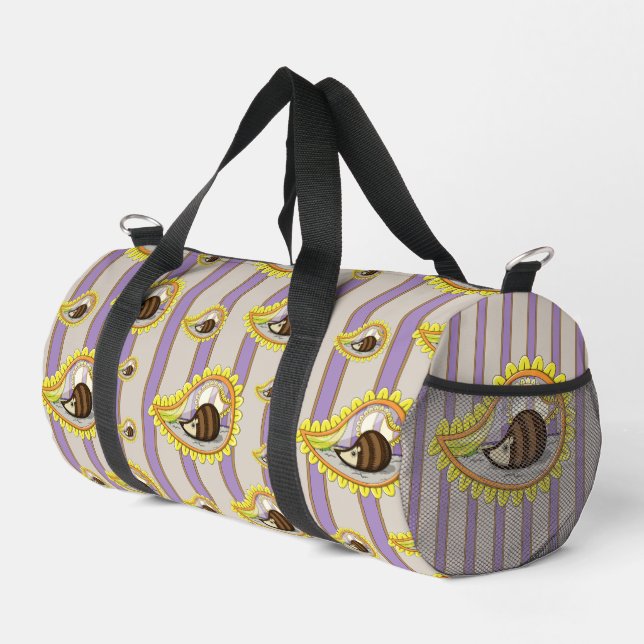 Chrissy the Hedgehog Duffle Bag (Right Corner)