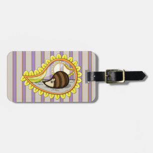 Chrissy the Hedgehog Luggage Tag