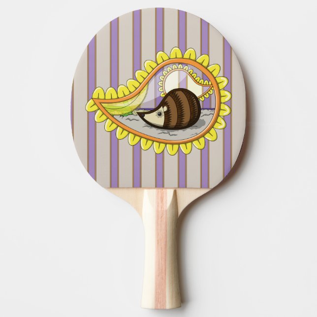 Chrissy the Hedgehog Ping Pong Paddle (Front)