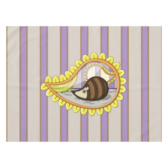 Chrissy the Hedgehog Tablecloth (Front (Horizontal))
