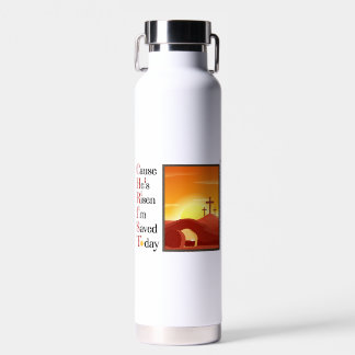 Christ Acronym White Water Bottle