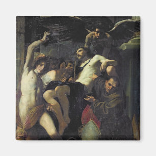Christ Adored by Angels, St. Sebastian Magnet