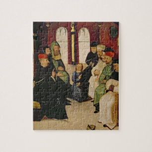 Christ Among the Doctors (oil on panel) Jigsaw Puzzle