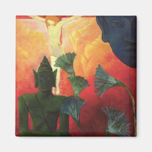 Christ and Buddha, c.1890-1892 Magnet
