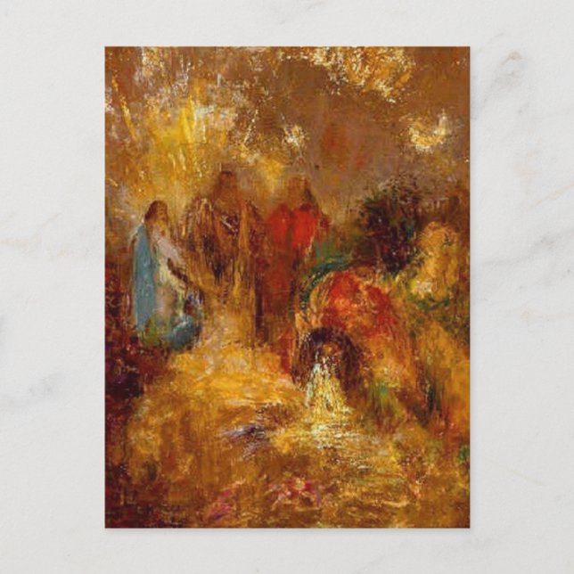 Christ and His Disciples by Odilon Redon Postcard (Front)