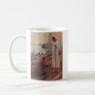 Christ and Mary Magdalene by Albert Edelf Coffee Mug