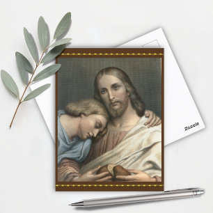 Christ and St. John  Postcard