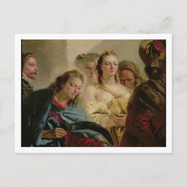 Christ and the Adulteress, 1751 (oil on canvas) Postcard (Front)