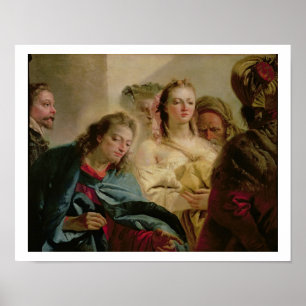 Christ and the Adulteress, 1751 (oil on canvas) Poster