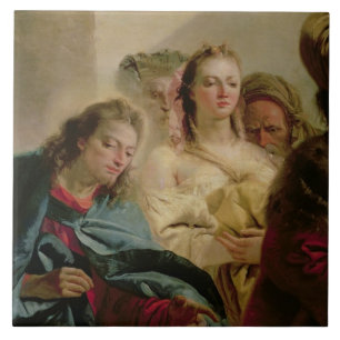 Christ and the Adulteress, 1751 (oil on canvas) Tile