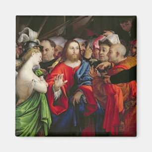 Christ and the Adulteress, c.1527-29 Magnet