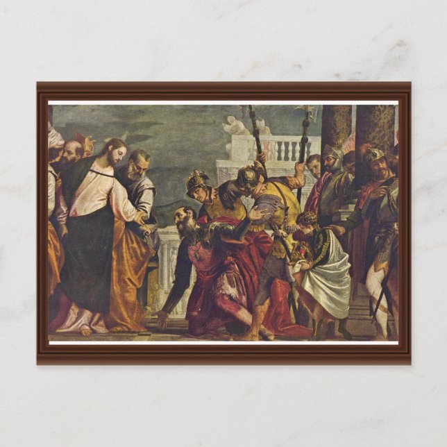 Christ And The Centurion Of Capernaum By Veronese Postcard (Front)