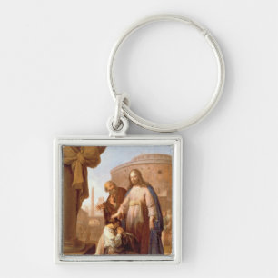 Christ and the Rich Young Ruler, 1640 Key Ring