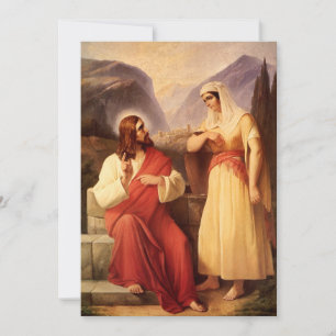 Christ and the Samaritan by Christian Schleisner