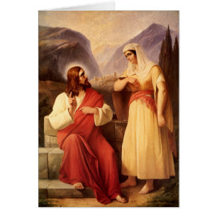 Christ and the Samaritan by Christian Schleisner