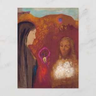 Christ and the Samaritan Woman by Odilon Redon     Postcard