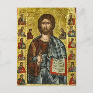 Christ and the Twelve Apostles  Postcard