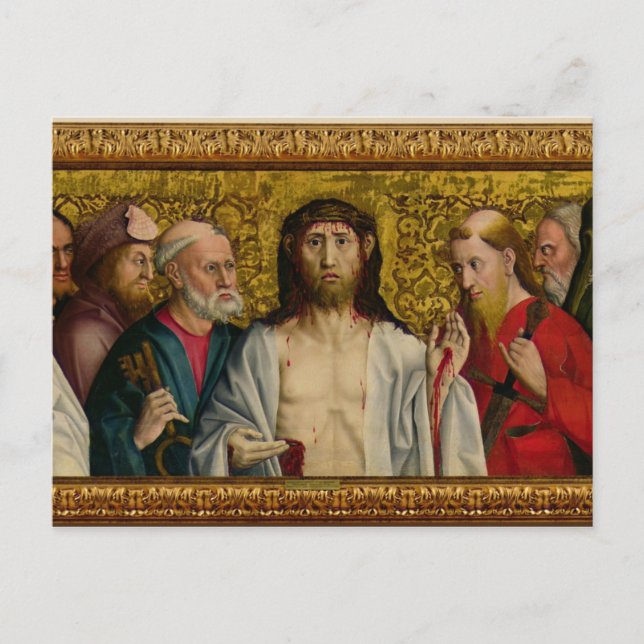 Christ and the Twelve Apostles Postcard (Front)