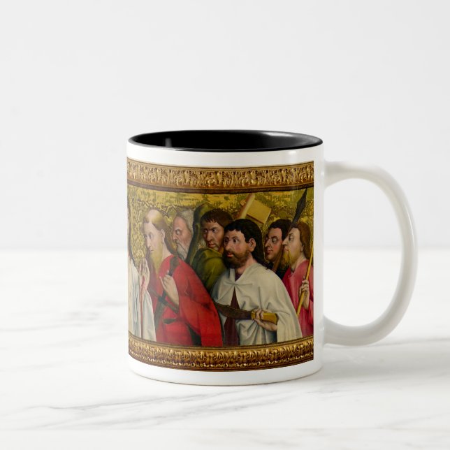 Christ and the Twelve Apostles Two-Tone Coffee Mug (Right)