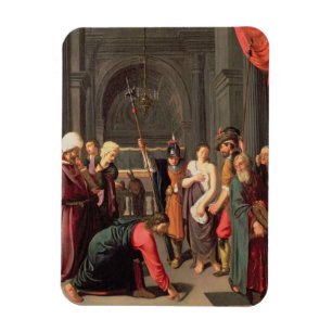 Christ and the Woman Taken in Adultery Magnet