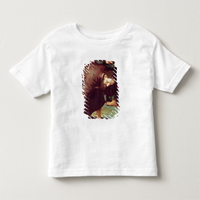 Christ and the woman taken in adultery toddler T-Shirt (Front)