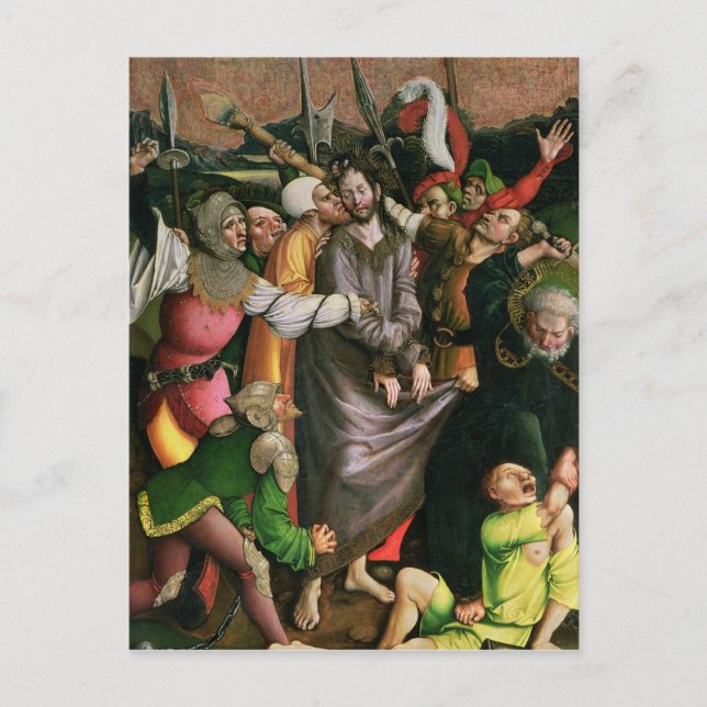 Christ arrested in the Garden of Gethsemane Postcard (Front)